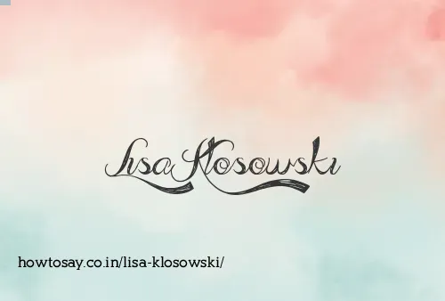 Lisa Klosowski