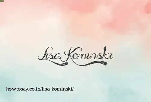 Lisa Kominski