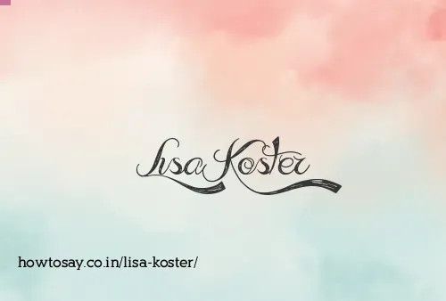 Lisa Koster