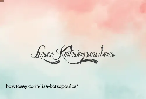 Lisa Kotsopoulos