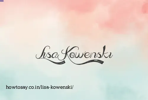 Lisa Kowenski