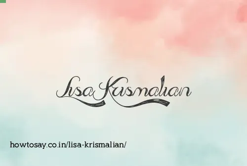 Lisa Krismalian