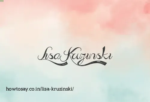 Lisa Kruzinski