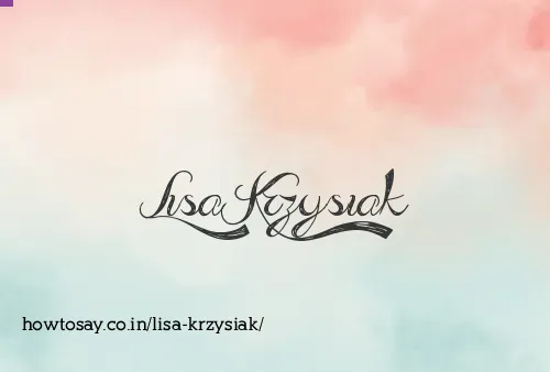 Lisa Krzysiak