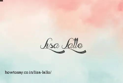 Lisa Lallo