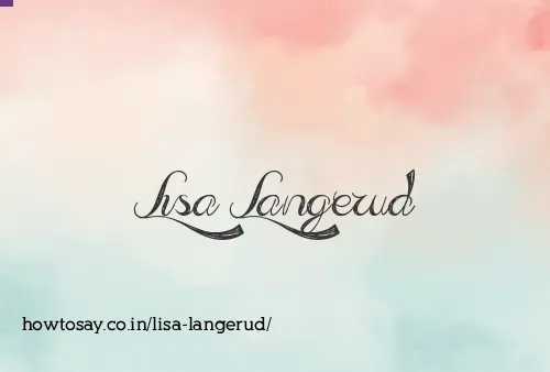 Lisa Langerud