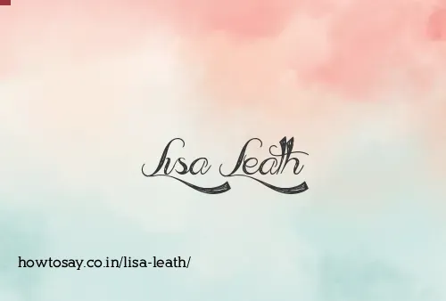 Lisa Leath