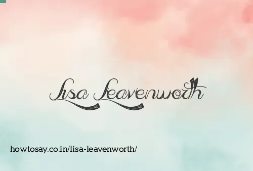 Lisa Leavenworth