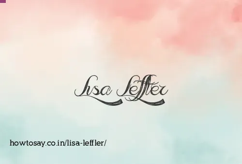 Lisa Leffler