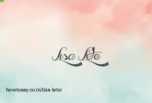 Lisa Leto
