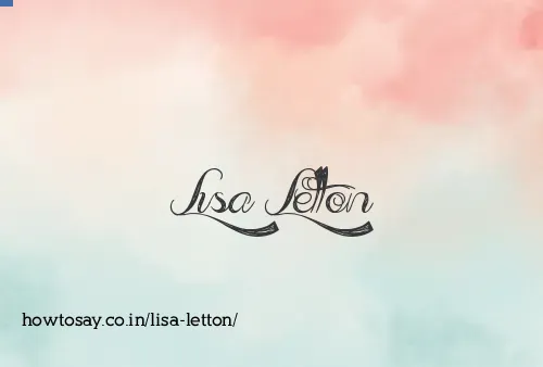 Lisa Letton