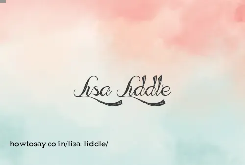 Lisa Liddle