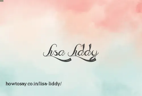 Lisa Liddy