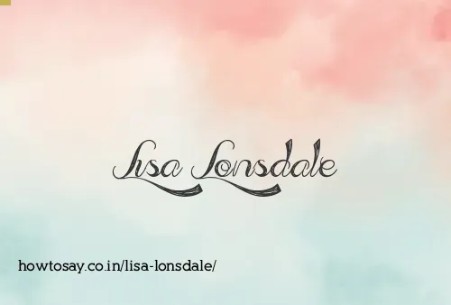 Lisa Lonsdale