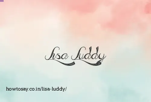 Lisa Luddy