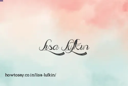 Lisa Lufkin