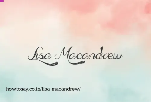 Lisa Macandrew