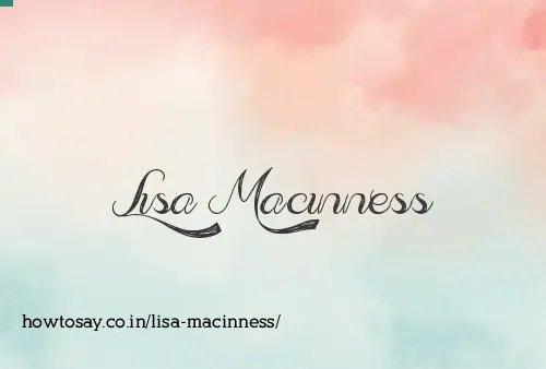 Lisa Macinness