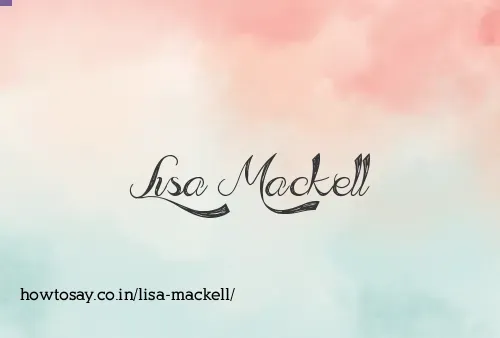 Lisa Mackell