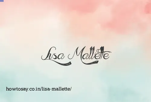 Lisa Mallette