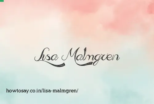 Lisa Malmgren