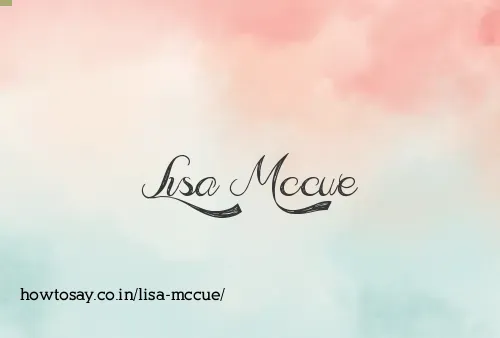 Lisa Mccue