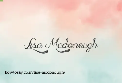 Lisa Mcdonough