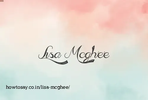 Lisa Mcghee