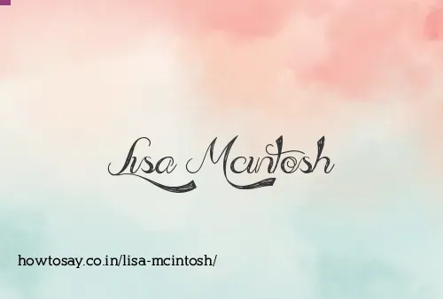 Lisa Mcintosh