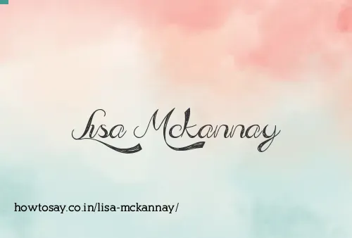 Lisa Mckannay