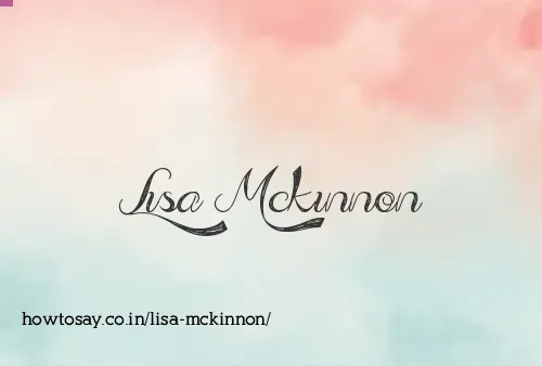 Lisa Mckinnon