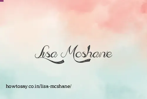 Lisa Mcshane
