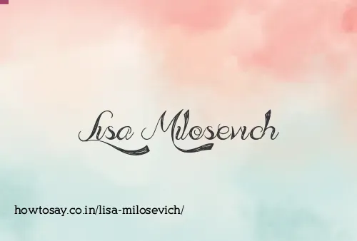 Lisa Milosevich