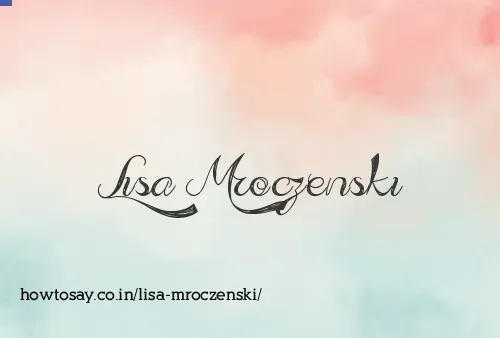 Lisa Mroczenski