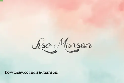Lisa Munson