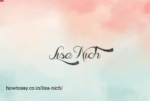 Lisa Nich