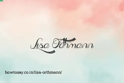 Lisa Orthmann