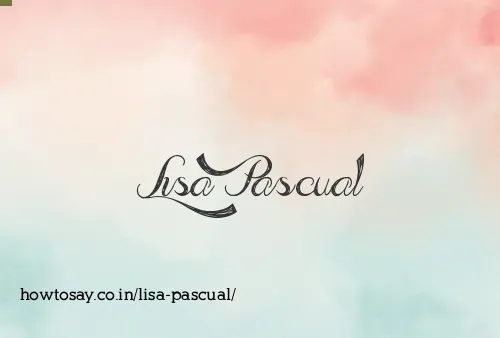 Lisa Pascual