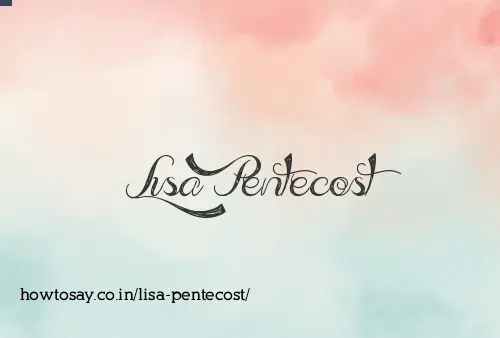 Lisa Pentecost