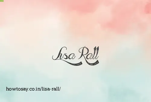 Lisa Rall