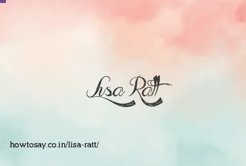 Lisa Ratt