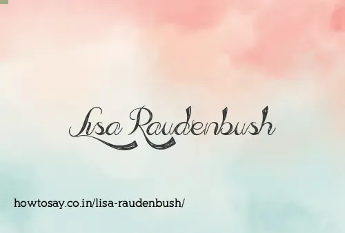 Lisa Raudenbush