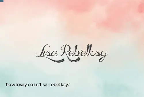 Lisa Rebelksy