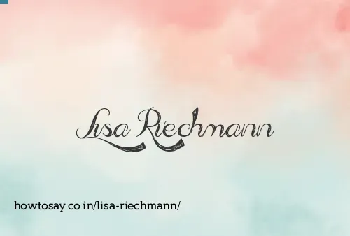 Lisa Riechmann