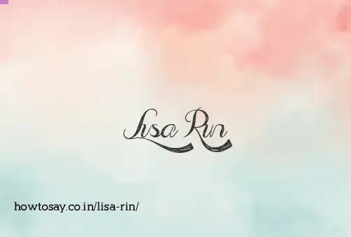 Lisa Rin