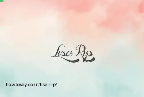 Lisa Rip
