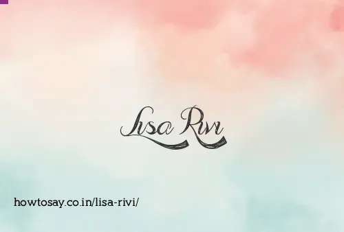Lisa Rivi