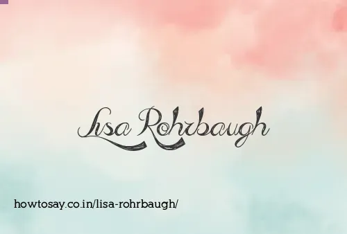 Lisa Rohrbaugh