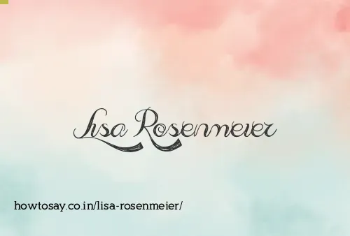 Lisa Rosenmeier