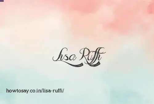 Lisa Ruffi